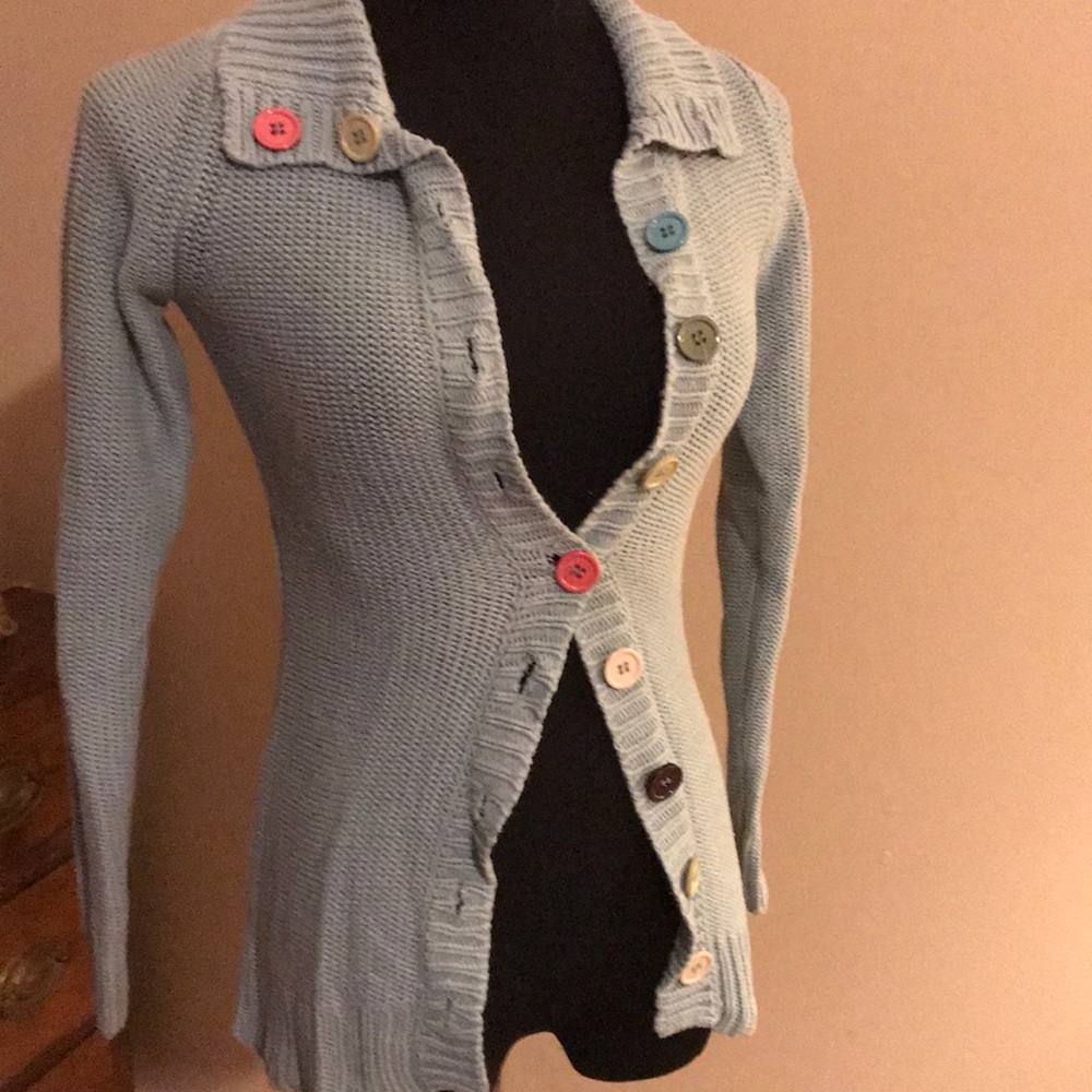 Sweater project Kids Cotton girls Large cardigan.